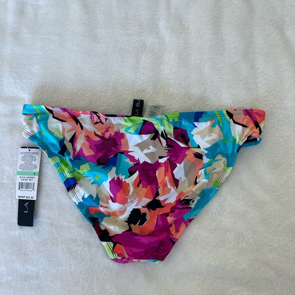La Blanca Multicolor Floral Bikini Bottom - Picture 6 of 7